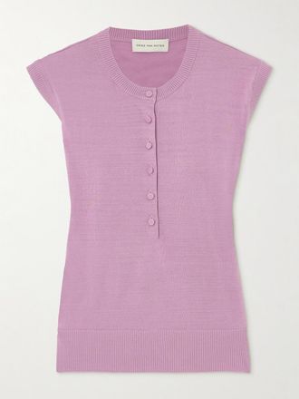 Dries Van Noten Pullover In Cotone - Rosa