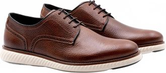 Martin Dingman Mens Countryaire Water Buffalo Plain Toe Shoes In Oak