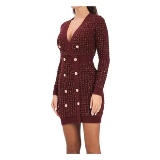 Elisabetta Franchi Mujer, Vestidos, Rojo, Talla: S