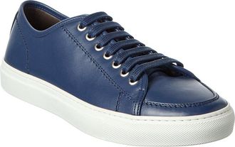 Brioni Leather Low-Top Tennis Sneaker