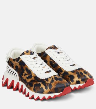Christian Louboutin Loubishark leopard-print sneakers