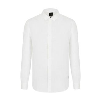 Emporio Armani Hombre, Camisas, Blanco, Talla: 3XL