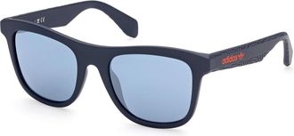 adidas OR0057 92X Mens Sunglasses Blue Size 53