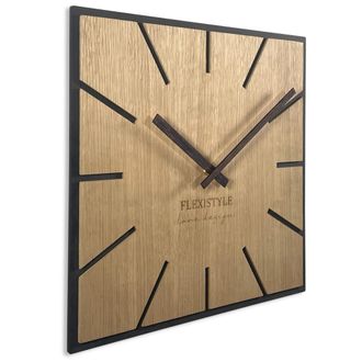 OEM Reloj De Pared Grande Exact De Roble, 50 Cm
