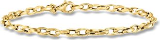 Ross-Simons Italian 3mm 18kt Yellow Gold Twisted Cable-Chain Bracelet