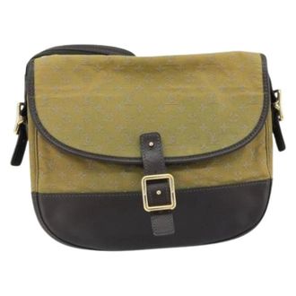 Louis Vuitton Pre-owned Cross Body Bags, female, Green, Size: ONE SIZE Pre-owned Canvas Cross Body Bag