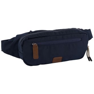 Camel Active Bauchtasche CAMEL ACTIVE Aurum, Damen, Gr. B/H/T: 37,5cm x 15cm x 6cm, blau, Polyester, beschichtet, clean, unifarben mit Farbeins&auml;tzen, Taschen Bauch