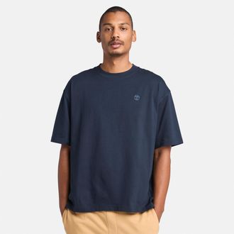 Timberland T-Shirt TIMBERLAND DUNSTAN RIVER Short Sleeve Tee, Herren, Gr. XXL, schwarz sapphire, Obermaterial: 100% Baumwolle, Rundhals, Shirts T-Shirt