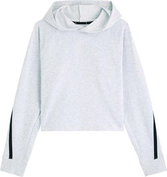 On Studio Hooded Stretch-jersey Sweatshirt - Light Grey - XS (UK6 / XS)