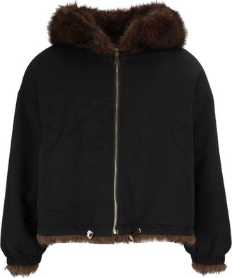 Bully Chaqueta de Tejido y Piel Sint&eacute;tica - Jackets - Mujer - Negro - S