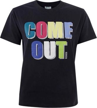 Kenzo Elegant Katoenen T-shirt - Heren - T-shirts - Zwart - XS - Katoen - Tops