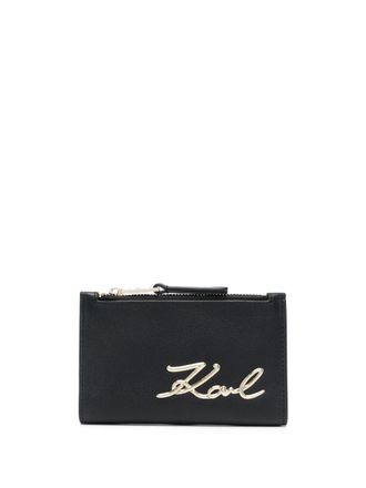 Karl Lagerfeld Smalle pasjeshouder - Zwart