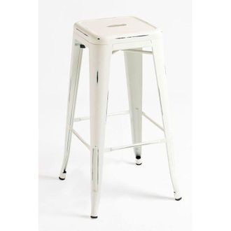 Regalos Miguel Regalos Miguel - Taburetes Altos - Taburete Torix Vintage - Blanco Vintage