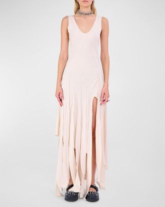 Collina Strada Drizzle Multi-Split Sleeveless Maxi Dress