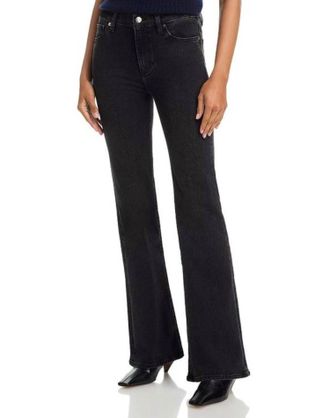 Frame Denim Icon High Rise Flare Jeans In Meteor
