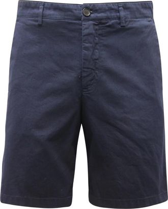 Department Five Klassieke Navy Bermuda Shorts - Heren - Korte Broeken - Blauw - W30 - Korte Broeken