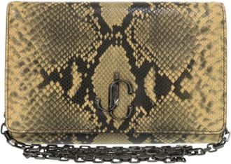 Jimmy Choo London Leather Shoulder Bag (Pre-Owned)