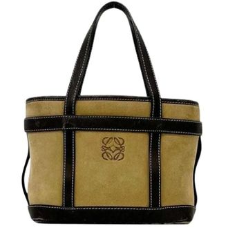 Loewe Bolso Tote Pre-owned de Ante - Pre-owned - Mujer - Beige - ONE SIZE