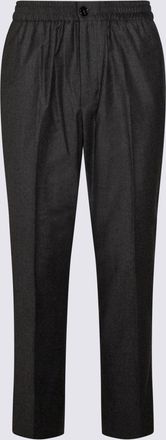 Ami Trousers Blacks And Greys-Uomo