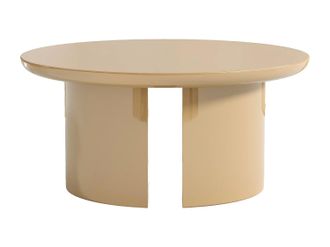 Vente-Unique Tavolino In Mdf Beige Laccato - Derlali