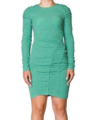 Stine Goya Ezra Dress In Green