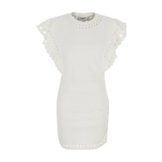 Isabel Marant Dames, Jurken, Wit, Maat: S Katoen