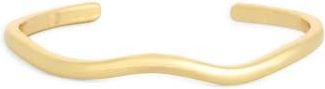 Nordstrom Rack Demi Fine Wavy Cuff Bracelet in Gold at Nordstrom Rack