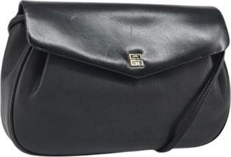 Givenchy Pre-owned Cross Body Bags, female, Black, Size: ONE SIZE Pre-owned Leather Cross Body Bag
