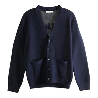 Givenchy C&aacute;rdigan con cuello en V 499 - Knitwear - Hombre - Azul - M
