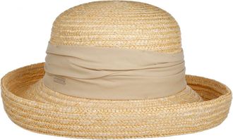 Seeberger Dilara Straw Hat Women&acute;s Cuffed (One Size - Oatmeal)