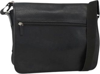 Ferragamo Pre-owned Cross Body Bags, female, Black, Size: ONE SIZE Pre-owned Nylon Shoulder Bag