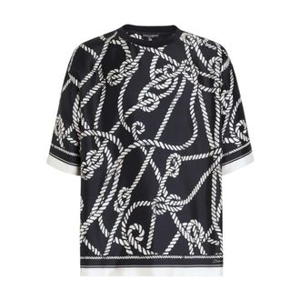 Dolce & Gabbana Heren, Tops, Blauw, Maat: M
