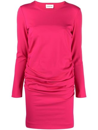 P.A.R.O.S.H. Jurk met gesmockt detail - Roze
