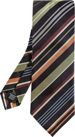 Paul Smith striped tie - men - Silk - One Size - Black