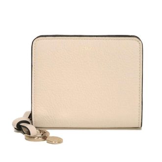 Chlo&eacute; White Leather Wallet (Bi-Fold) (Pre-Owned)