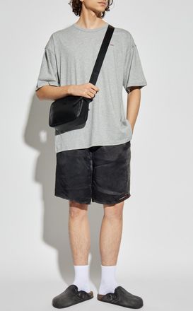 Diesel T-shirt With Logo, Mens, Grey