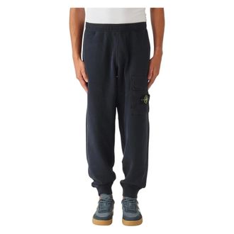 Stone Island Heren, Broeken, Blauw, Maat: S Katoen