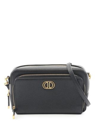 Dior 2010s Karo leather mini bag - women - Calf Leather - One Size - Black