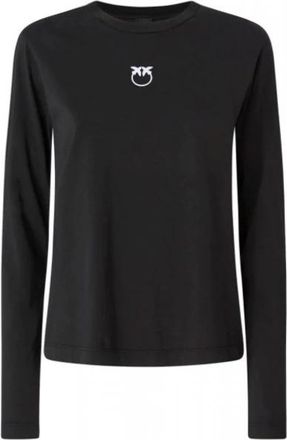Pinko Blouses - Dames - Longsleeves - Zwart - S - Tops