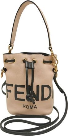 Fendi Pre-owned Fendi Mini Calfskin Mon Tresor Bucket Bag Ladies W7LB6M82B82HT1XB