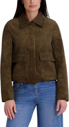 Kenneth Cole Faux Leather Jacket