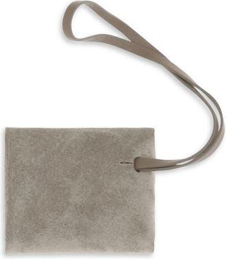 Brunello Cucinelli Womens Gray Calf Leather Bos Taurus Keychain Accessory