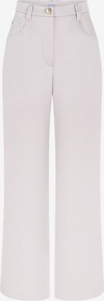Brunello Cucinelli Satin-Jeans mit weitem Bein Shiny