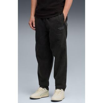 Puma Porsche League Elastic Waist Cotton Pants in Puma Black at Nordstrom, Size X-Large