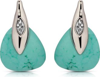 Ettika Solstice Earrings in Turquoise And Silver at Nordstrom