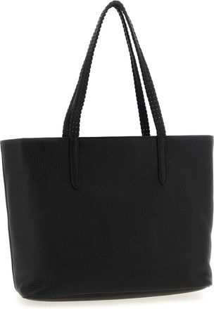 Valentino Garavani Womens Nellc&ocirc;te Tote Black Calfskin Leather