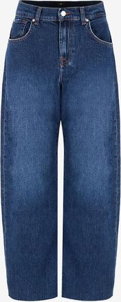 7 For All Mankind Jeans mit weitem Bein Bonnie Curvilinear Mankind Radar