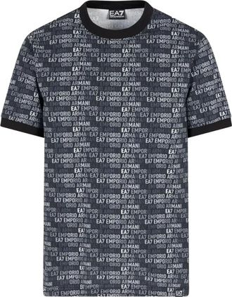 Emporio Armani Emporio Armani Ea7, Heren, Tops, Zwart, Maat: M