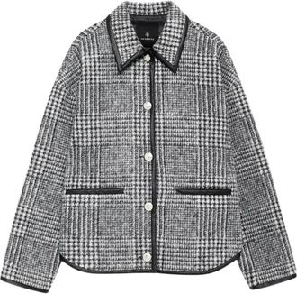 Anine Bing Camden Jacket - Dames - Zomerjassen - Grijs - XS - Wol - Jassen