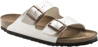 Birkenstock Arizona Narrow Fit - Dames - Sandalen - Beige - 38 EU - Leer - Schoenen